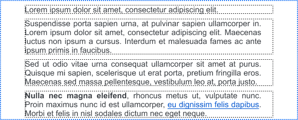 Ejemplo de un cuerpo de texto para diseñar emails 