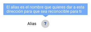 Toggletip o call out expandido junto a una indicación o pista para que sepamos dónde activarlo