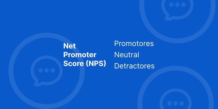 esquema net promote score NPS (clasifica promotores, neutrales y detractores, luego resta promotores menos detractores)